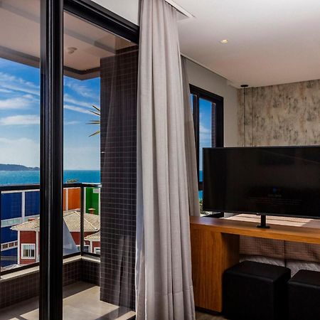 Aion Suites 303 - Lindo Apartamento Com Vista Para O Mar, A 60M Da Praia De Bombinhas, Com Piscina E Academia No Rooftop. Eksteriør billede