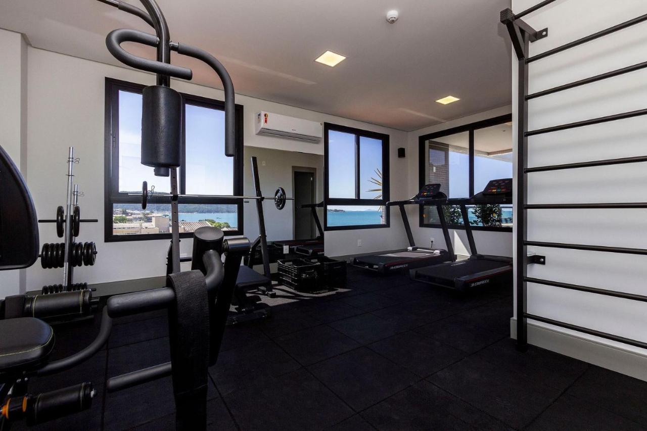 Aion Suites 303 - Lindo Apartamento Com Vista Para O Mar, A 60M Da Praia De Bombinhas, Com Piscina E Academia No Rooftop. Eksteriør billede