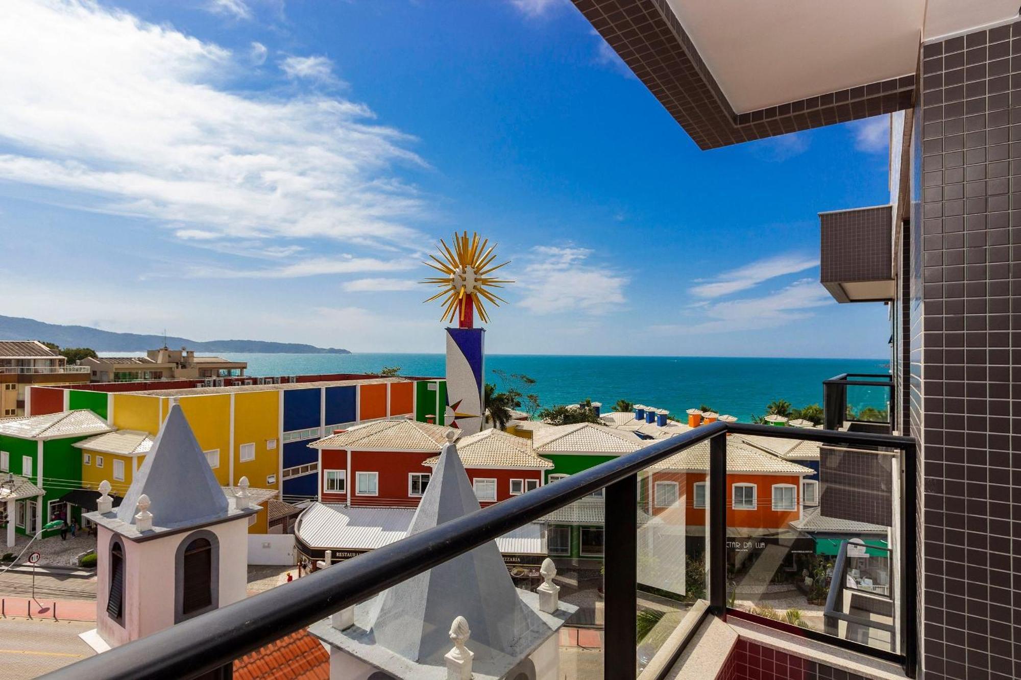 Aion Suites 303 - Lindo Apartamento Com Vista Para O Mar, A 60M Da Praia De Bombinhas, Com Piscina E Academia No Rooftop. Eksteriør billede